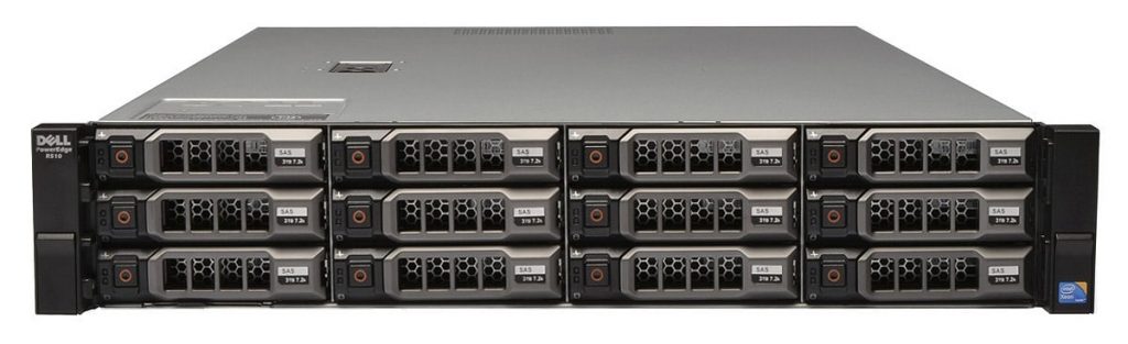 Обзор серверов – Сервер Dell PowerEdge R510 12×3,5" LFF (вид спереди)