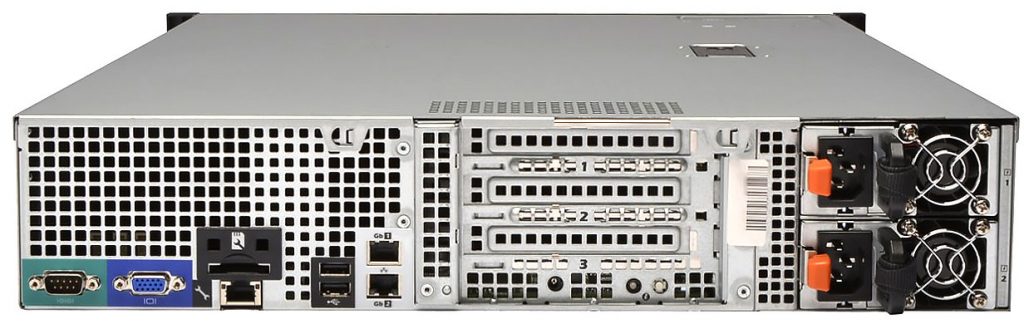 Обзор серверов – Сервер Dell PowerEdge R510 (вид сзади)
